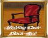 Wedding Chair Black-Red