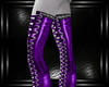 purple pvc lace boots