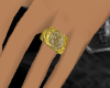 (H)Gold sovereign ring L