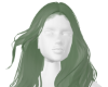 Camo Green Hair