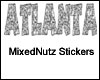 Atlanta Glitter Sticker