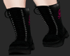 Skull Black Boot