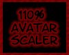 м| 110% Avatar Scaler