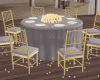 T, Gold Wedding Table