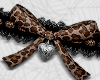 lace bow choker