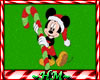 ~H~Mickey Candy Cane