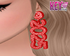 K- Earring Red 2025