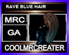 RAVE BLUE HAIR