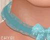 C~Aqua Bow Choker