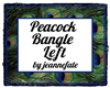 Peacock Bangle Left