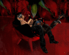 (DRM)Red cuddle chair