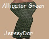 Alligator Pants Green