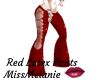Red Latex Pants