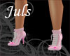 [J]Pink Addidas heels