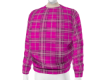 Pink Plaid Sweater