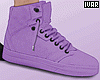 Purple + Blk Shoes