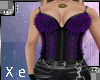 X | RGB Spiked Corset