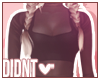 !D Sheer Black Top
