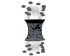 blk n gray wall sconce