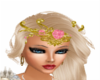 Gold/Pink Goddess Tiara