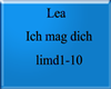 LEA - Ich mag dich