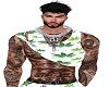 t-shirt canabis blanc