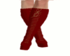 dark red boots