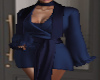 Blue Silk Robe n Gown
