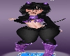 Glitter Devil Tail Purpl