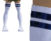 Tube Socks blue stripes