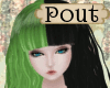 FOX dual green hair
