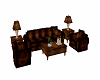 brown sofa set