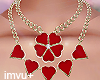 ❀ Spring Necklace Red