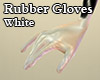 Rubber Gloves White