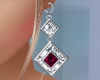 Burgundy Gem & Diamonds