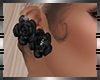 Black Rose Earringns