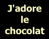FRENCH"I Love Chocolate"