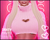 Baby Pink Heart Sweater