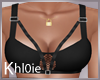 K cleo black sexy top