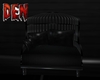 Gothic PVC Cuddle Chair