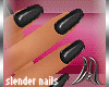 [M] Slender Black Nails