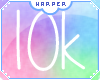 H| 10K Support Sticker