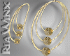 Disco Gold Hoops