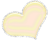 glitter heart Yellow