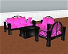 Pink Sofa Set 2