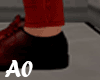 [A0] Red&Black grd. shoe