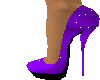 purple glitter pumps