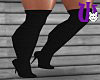 Cozy Thigh Boots black