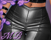 MB Black Leather Pants