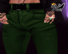 K♛-Green Social Pants